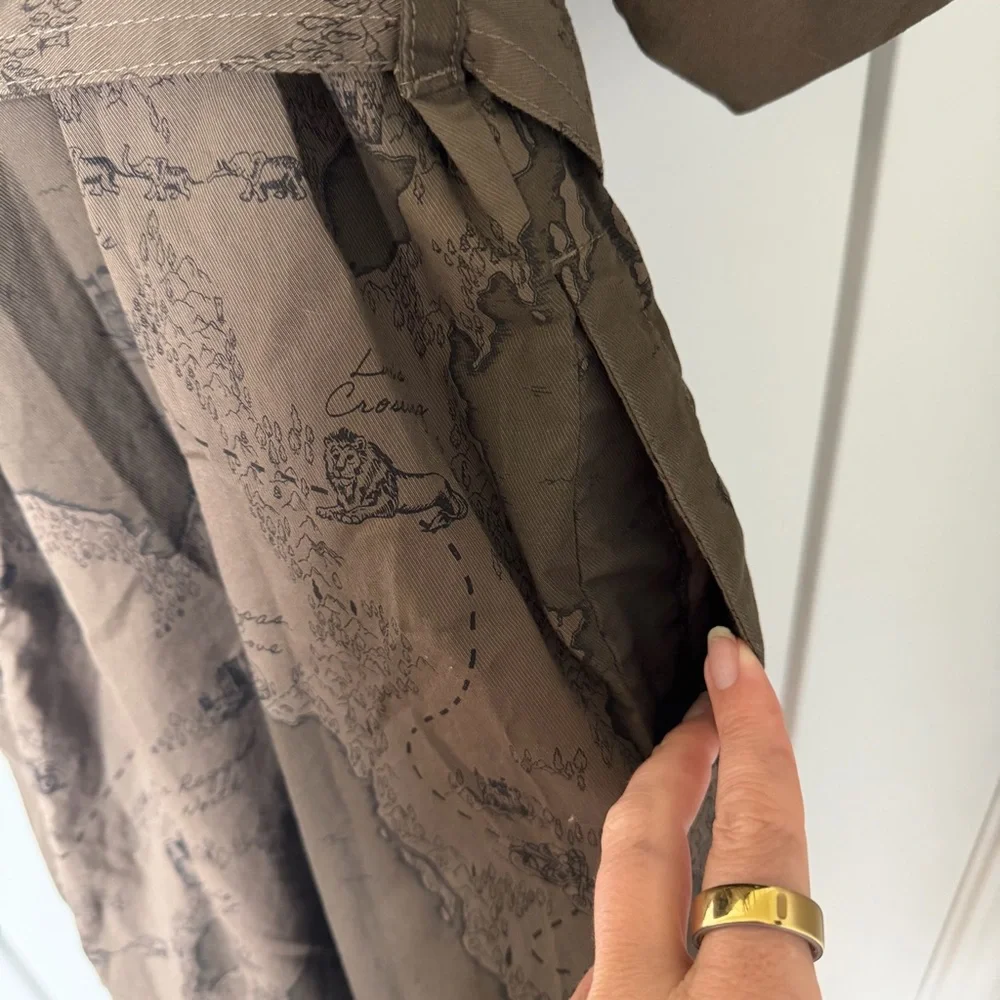 Banana Republic Safari Utility Shirt Jacket Dress Small NWOT - Picture 11 of 13
